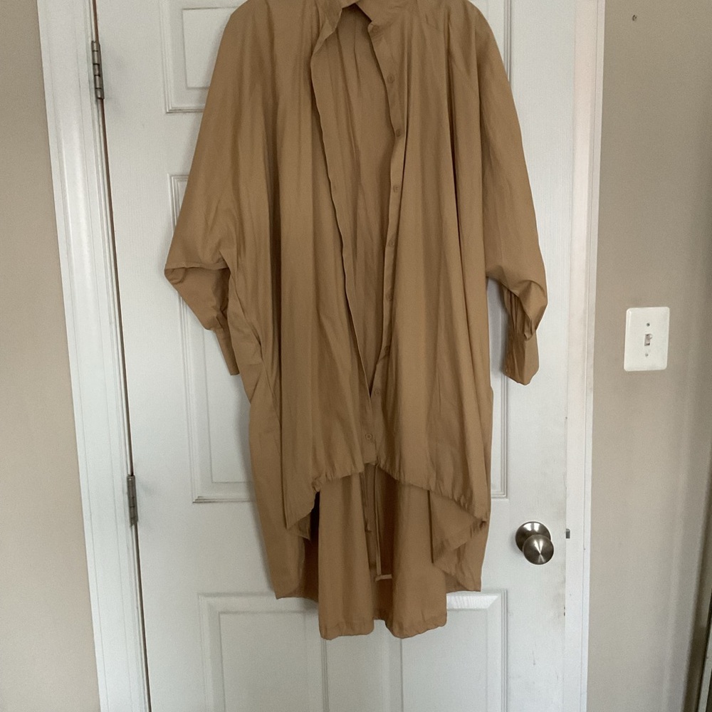 Tan shirt or dress ….You decide.